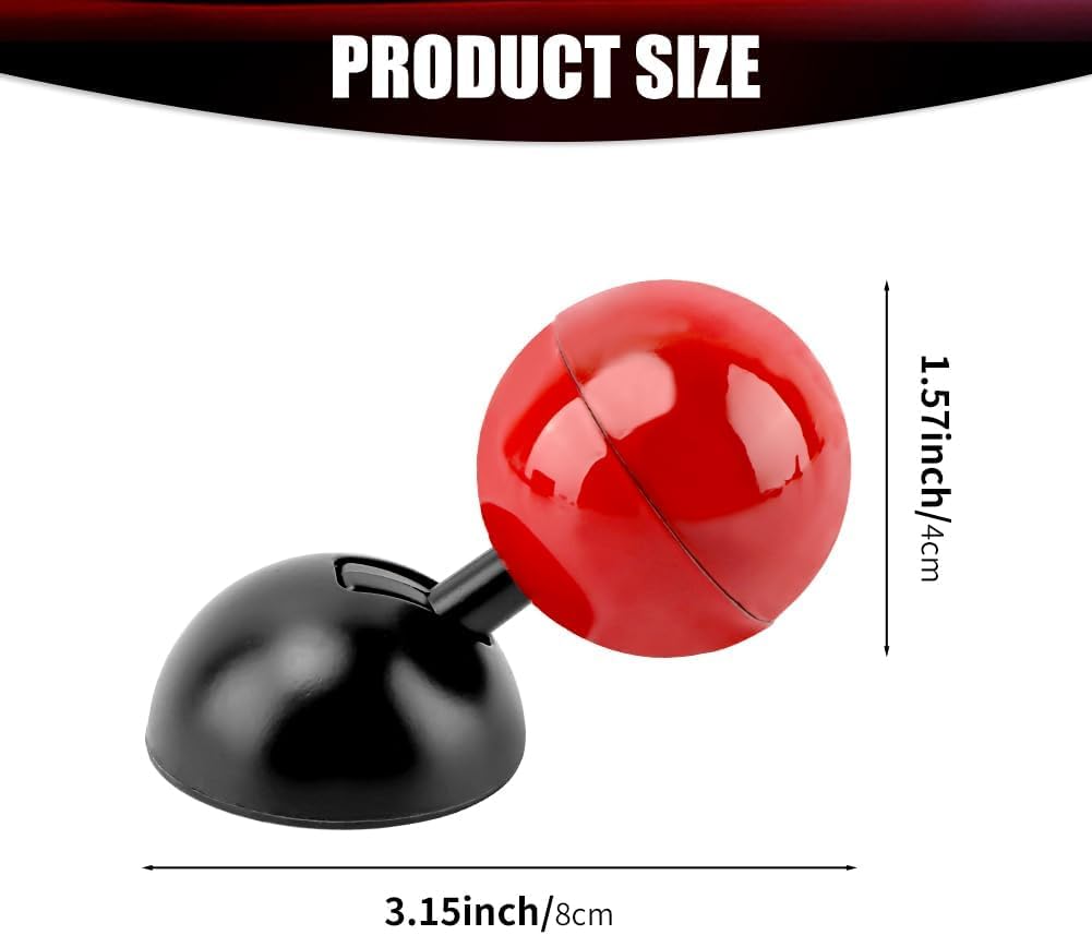 ZACVIN Car Push Start Stop Button Ring Metal Joystick Style Cover for Push Start Stop Button Protection and Decoration for All Cars