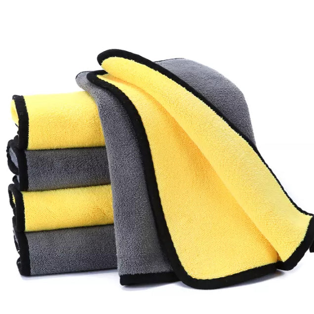 ZACVIN Microfiber Cloth  - 340 GSM ! Thick Lint & Streak-Free Multipurpose Cloths   - 2 pcs