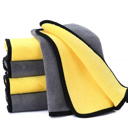 ZACVIN Microfiber Cloth  - 340 GSM ! Thick Lint & Streak-Free Multipurpose Cloths   - 2 pcs