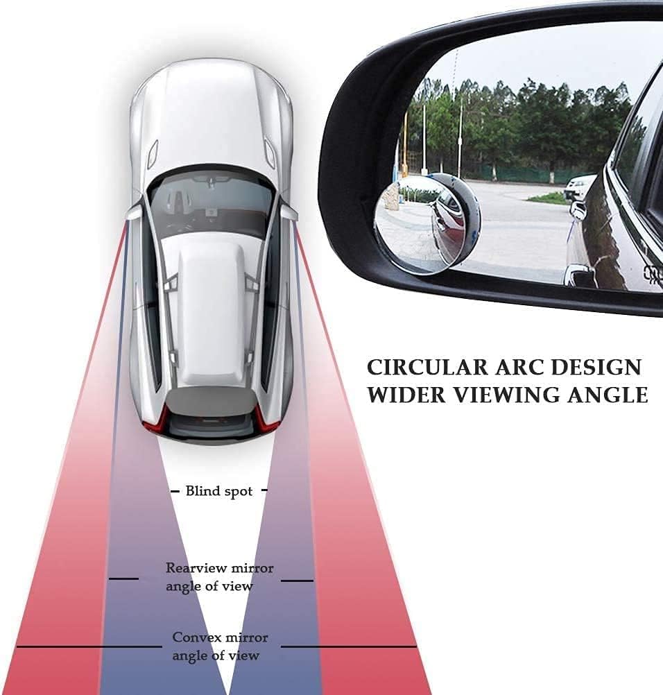 ZACVIN Blind Spot Mirrors For Cars -Auto  Accessories- Universal (pack of 2)