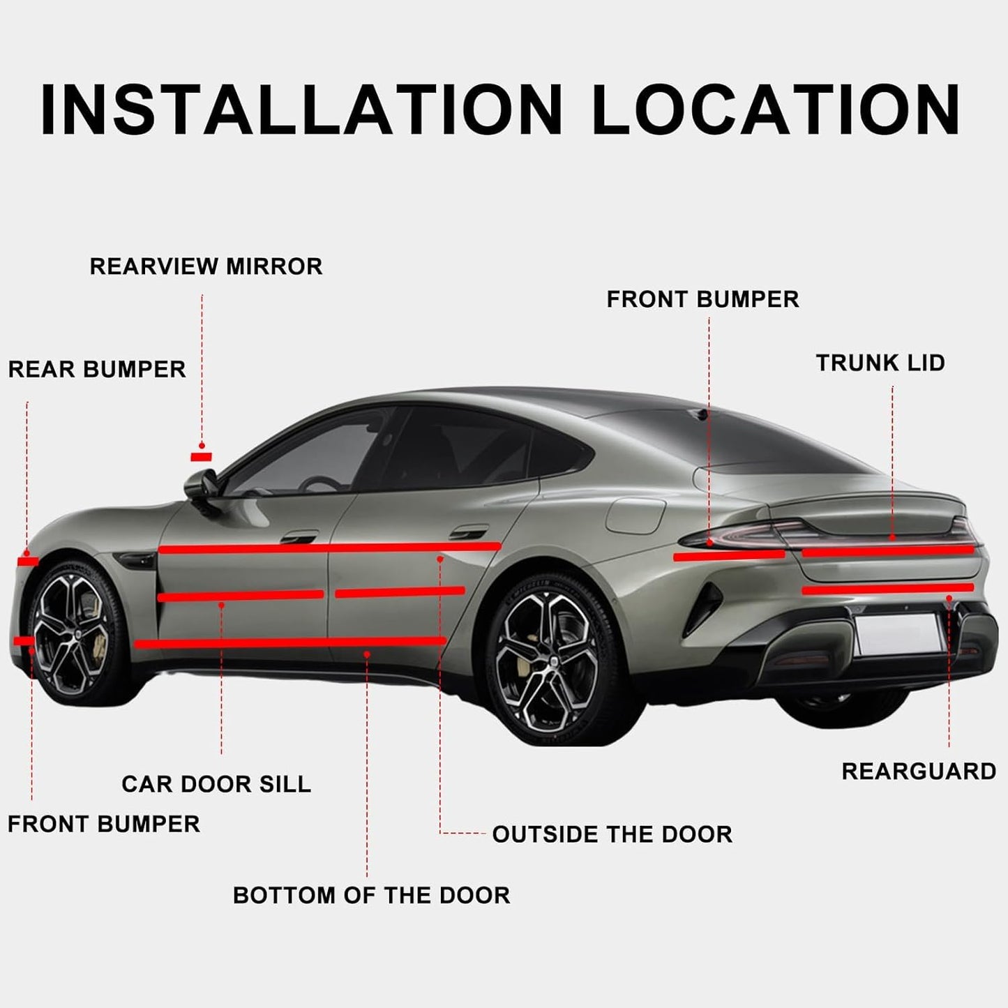 ZACVIMN Carbon Fibre High Gloss Anti Scratch Black Carbon Fiber Paint Protection Film Tape Ppf For Car Protection And Decoration