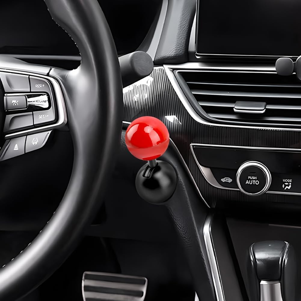 ZACVIN Car Push Start Stop Button Ring Metal Joystick Style Cover for Push Start Stop Button Protection and Decoration for All Cars