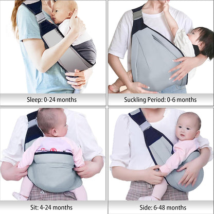 ZACVIN Baby Carrier for Newborn to Toddler Adjustable Baby Sling