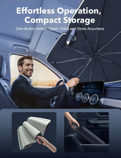 ZACVIN Car Sunshade Windshield Cover Umbrell