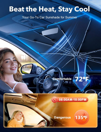 ZACVIN Car Sunshade Windshield Cover Umbrell