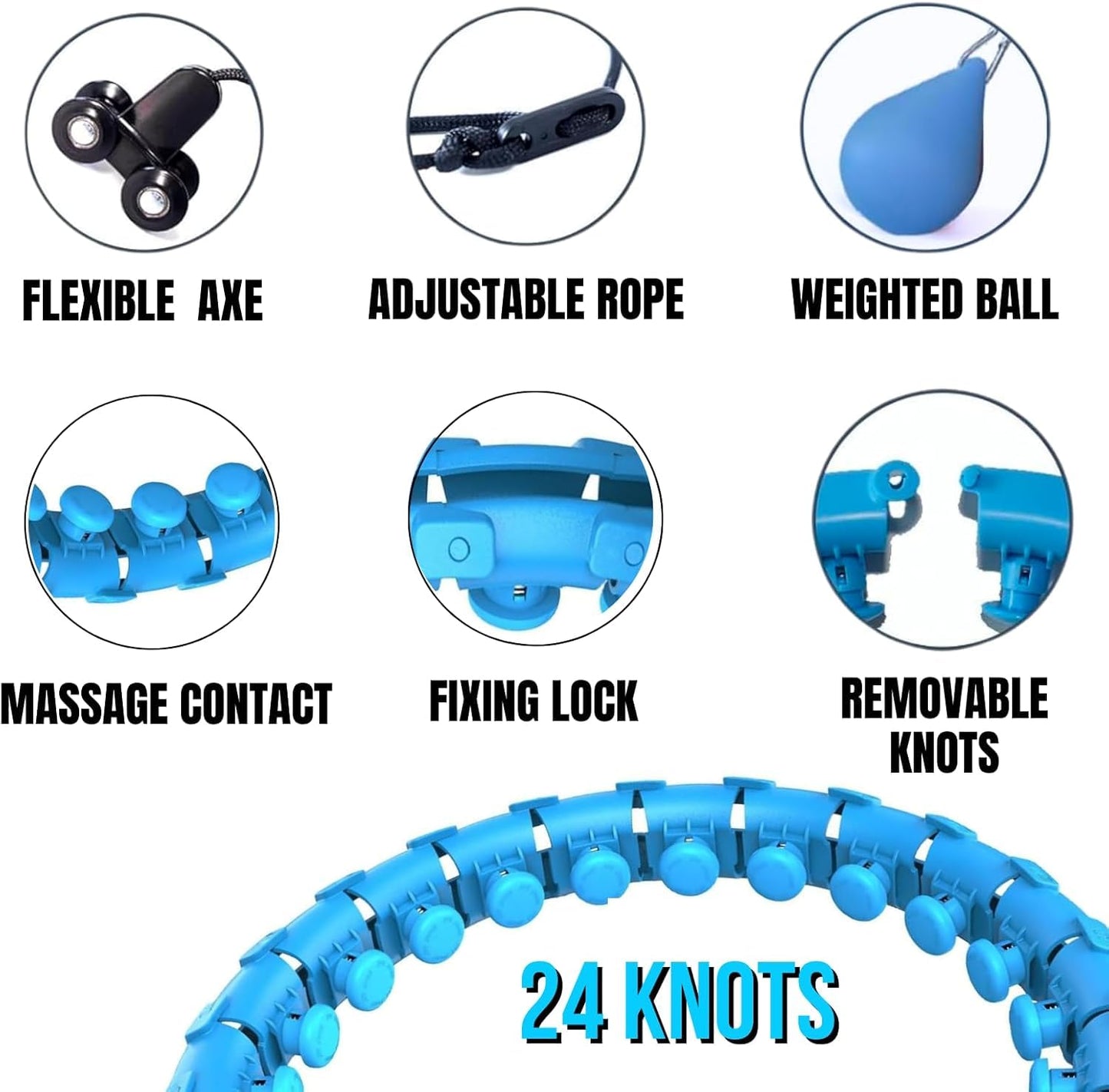 ZACVIN Cardio Trainng Hula Hoop