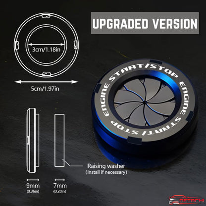 ZACVIN Car Start Button Stop Cover for All Cars