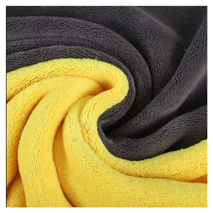 ZACVIN Microfiber Cloth  - 340 GSM ! Thick Lint & Streak-Free Multipurpose Cloths   - 2 pcs