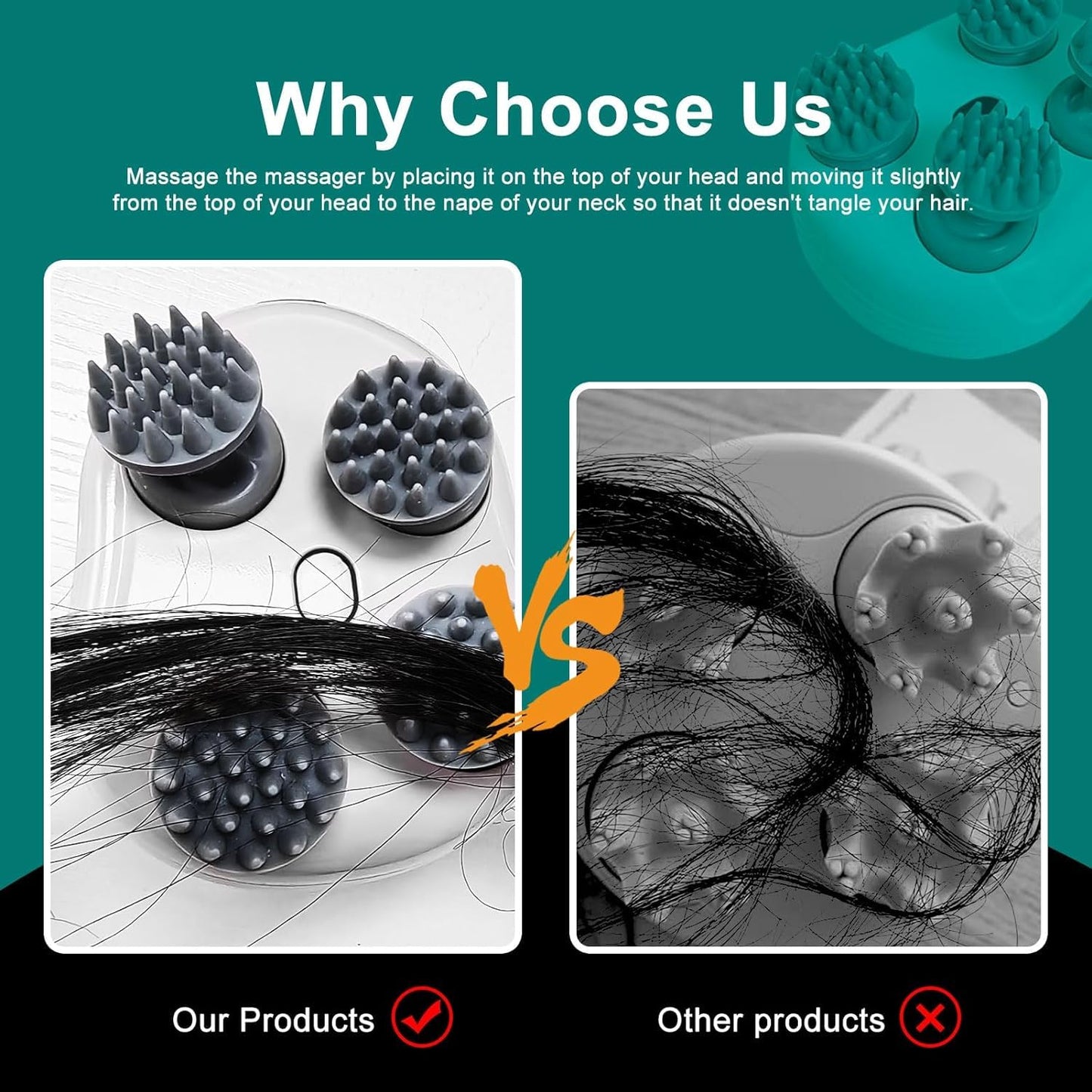 ZACVIN Electric Head,Scalp Massager