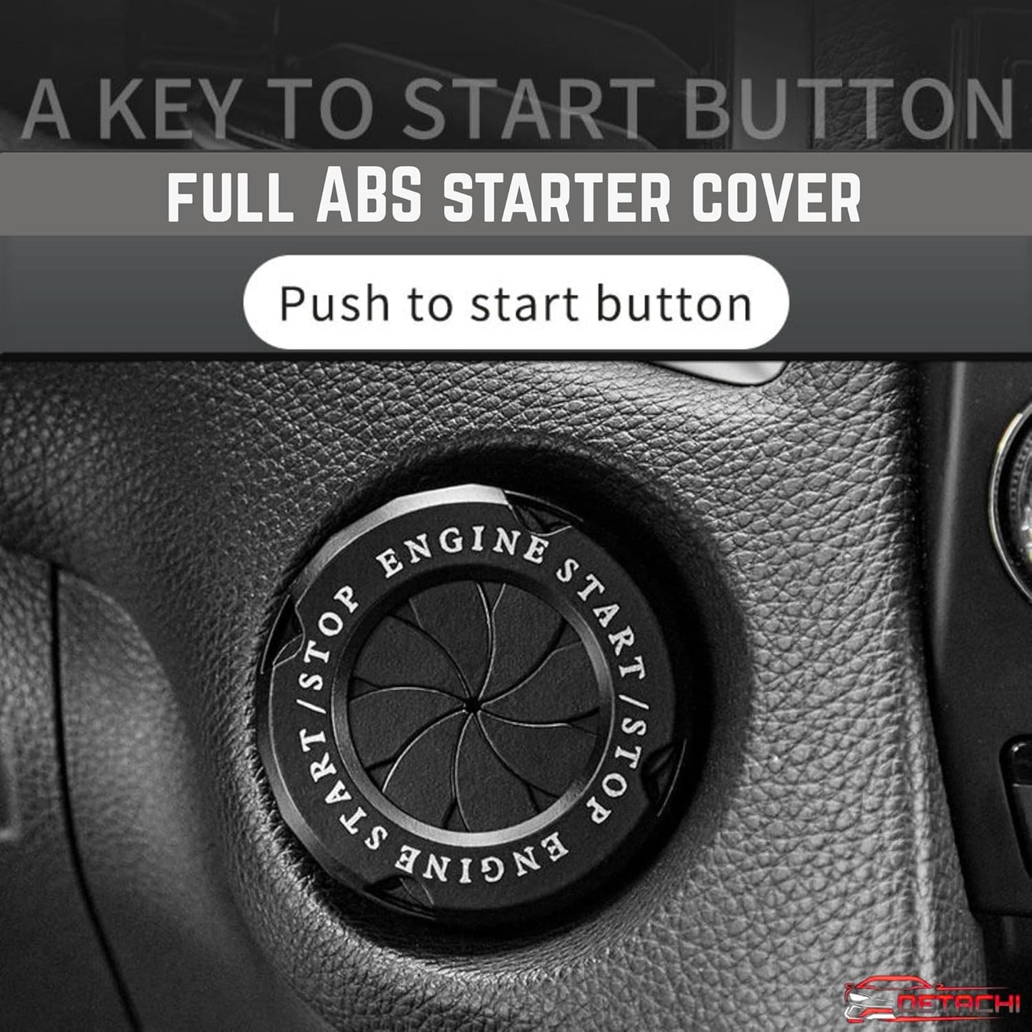 ZACVIN Car Start Button Stop Cover for All Cars