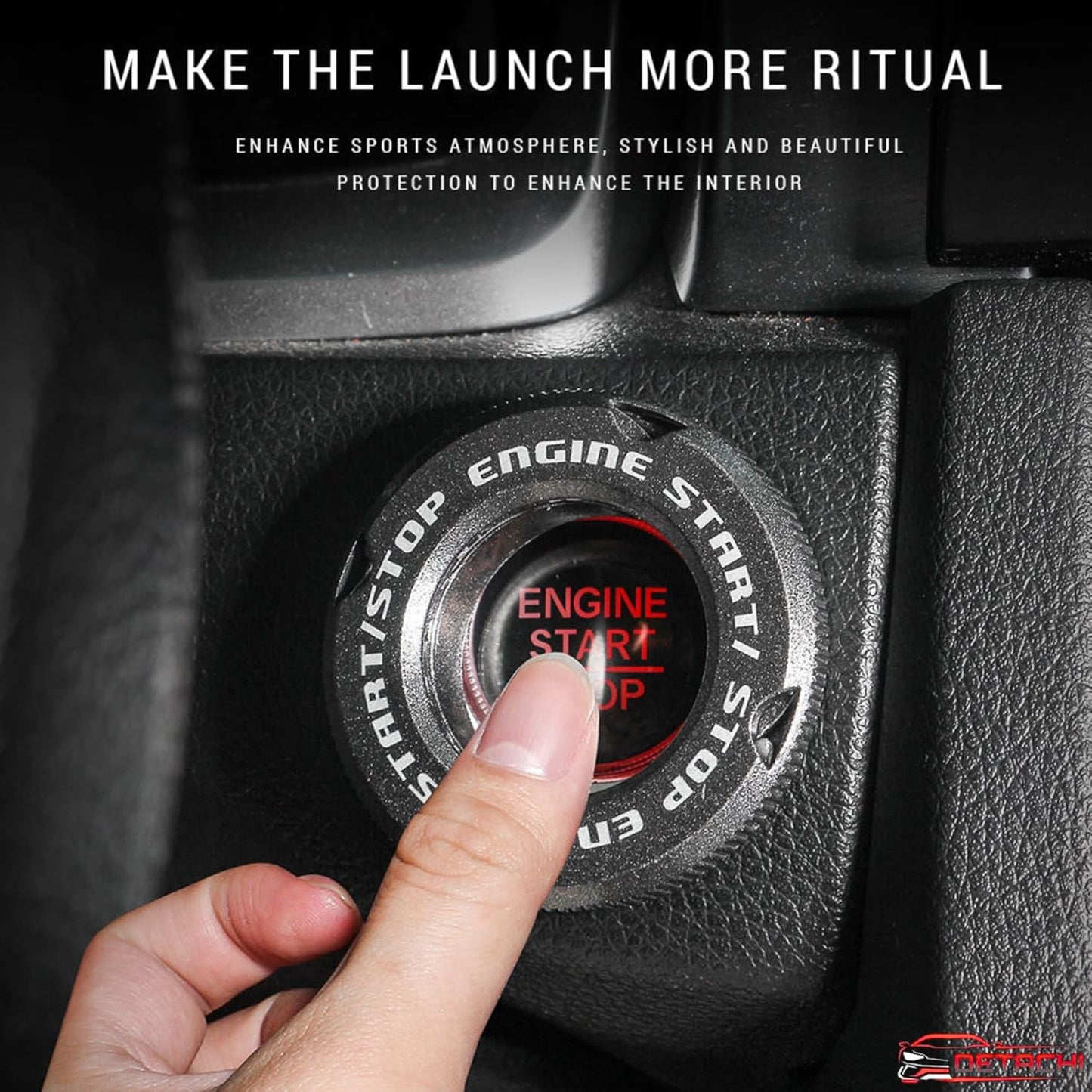 ZACVIN Car Start Button Stop Cover for All Cars