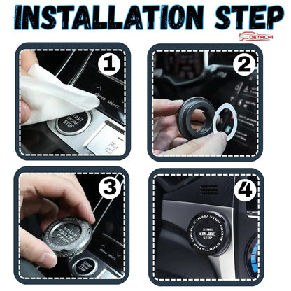 ZACVIN Car Start Button Stop Cover for All Cars