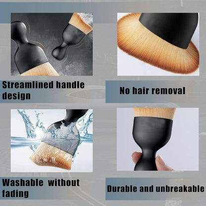 COMBO PACK OF 4 1 Duster, 1 Brush, 1 Desk Bursh, 10 Cleaning Tablet Combo