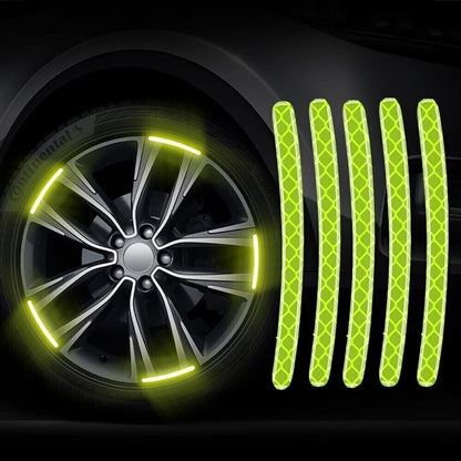ZACVIN Car Tyre Reflective Stickers (Pack of 20)