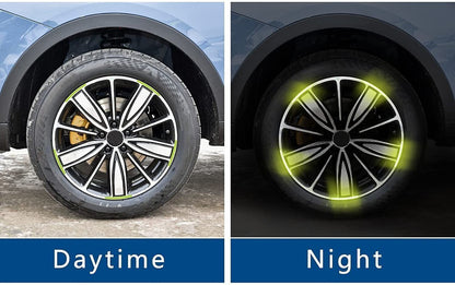 ZACVIN Car Tyre Reflective Stickers (Pack of 20)