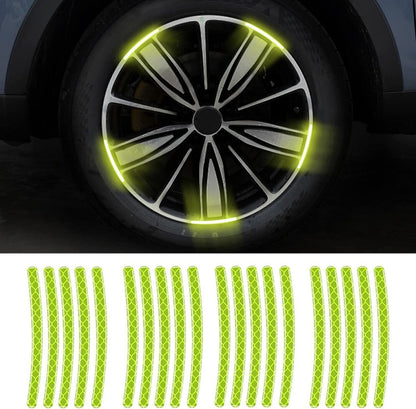 ZACVIN Car Tyre Reflective Stickers (Pack of 20)