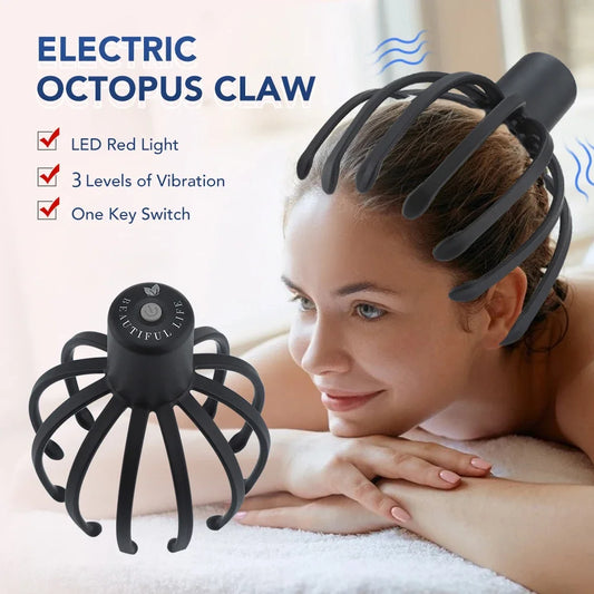 ZACVIN Electric Octopus Scalp Massager For Head