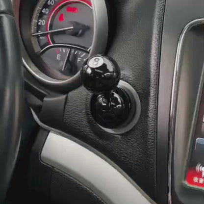 ZACVIN Car Push Start Stop Button Ring Metal Joystick Style Cover for Push Start Stop Button Protection and Decoration for All Cars